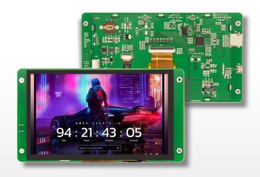 7.0-นิ้ว TFT พร้อมจอสัมผัสสำหรับมิเตอร์ไฟฟ้า