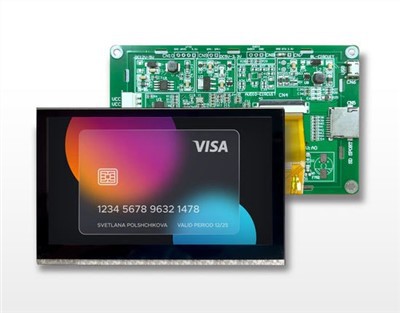 4.3 นิ้ว TFT พร้อมจอแสดงผลแบบสัมผัส